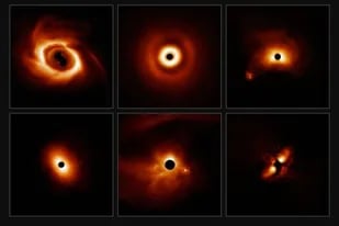 15/06/2022 Un estudio de 44 estrellas masivas jóvenes para investigar la formación de planetas muestra discos giratorios y polvorientos, que probablemente se conviertan en nuevos sistemas solares. POLITICA INVESTIGACIÓN Y TECNOLOGÍA INTERNATIONAL GEMINI OBSERVATORY/NOIRLAB/NSF/AURA