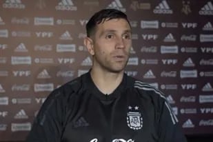 Dibu Martínez, uno de los líderes de la selección argentina