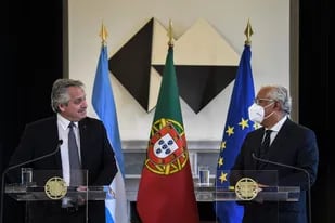 El Presidente dio una conferencia conjunta con el primer ministro Antonio Costa, quien ratificó el apoyo de su país a las negociaciones de la Argentina con el FMI