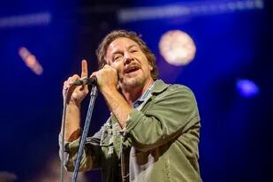 Eddie Vedder en el Festival Ohana, en California, septiembre de 2021