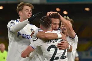 Leeds United festeja. El equipo de Bielsa goleó a Newcastle por 5 a 2