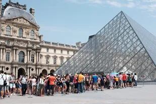 Museo del Louvre en Paris, Francia