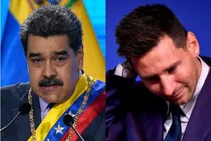 Nicolás Maduro homenajeó a Messi en un acto