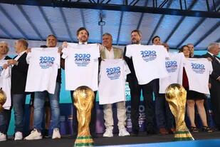 La ceremonia de lanzamiento del Mundial 2030 se realizó en el predio que la AFA tiene en Ezeiza