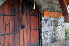 Violenta reacción al desalojo: atacan dos iglesias en Villa la Angostura y bloquean el aeropuerto de Bariloche