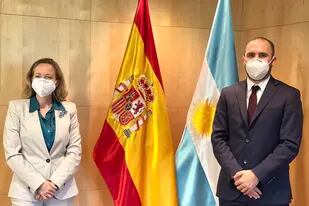 Guzmán se reunió con la vicepresidenta Segunda del Gobierno español, Nadia Calviño.