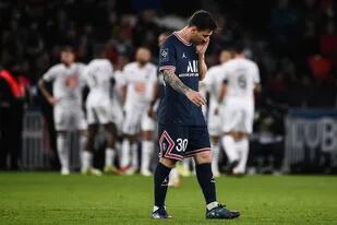 Mientras Lille celebra el gol de David, Lionel Messi se preocupa por la actuación individual y general del PSG