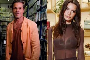 Aseguran que vieron juntos a Brad Pitt y Emily Ratajkowski, tanto en París como en Nueva York