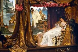 El encuentro de Antonio y Cleopatra, por Lawrence Alma-Tadema (1885) (Foto:Wikimedia Commons)