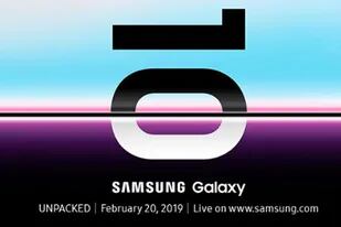 La invitación al evento Unpacked de Samsung, donde la compañía planea anunciar el nuevo Galaxy S10