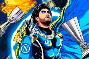 Un superhéroe, un D10S: Súper Diego, la elección de Napoli el Día del Superhéroe