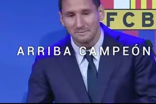 "Arriba campeón", el video de la AFA para Messi