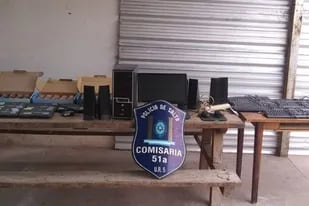 Fueron recuperadas algunas de las computadoras robadas en Salta