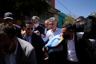Mauricio Macri se presentó la semana pasada en el juzgado federal de Dolores, pero la indagatoria se suspendió