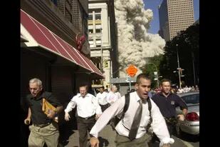 La icónica foto del día del atentado a las Torres Gemelas