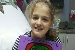 Justina Lo Cane, la niña de 12 años que murió en noviembre pasado a la espera de un trasplante de corazón