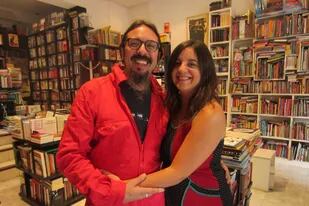 Marcelo López y Celia Zavala, al frente de la librería