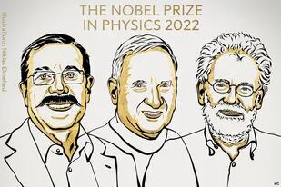 Tres físicos ganaron el Premio Nobel 2022 por sus experimentos con fotones entrelazados
