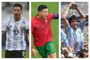 Messi, Cristiano y Maradona, entre los debates de quién es el mejor de la historia