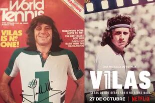 La histórica World Tennis: "Vilas es el número 1" y el afiche de la película de Netflix