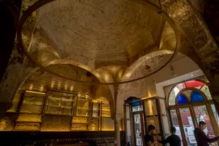 Baños árabes descubiertos en las obras de la cervecería Giralda, en Sevilla