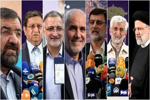 Los candidatos aprobados para las elecciones presidenciales iraníes