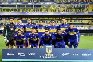 El equipo titular de Boca que jugó ante San Lorenzo, con todos juveniles más el aporte de los colombianos Edwin Cardona y Frank Fabra