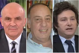 Los economistas José Luis Espert, Roberto Cachanosky y Javier Milei. Juntos por el Cambio quiere fortalecer una línea liberal y abrió una grieta en ese grupo.