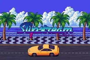 Slipstream es un excelente juego de carreras de autos con una estética ochentosa que homenajea al OutRun