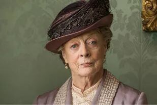 Maggie Smith como la condesa viuda de Grantham, su rol en la serie Downton Abbey