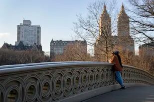 El frío en EE.UU. afecta, entre otros lugares, a Nueva York (AP Foto/John Minchillo)