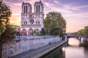 Una vista del río Sena, en la zona de Notre Dame