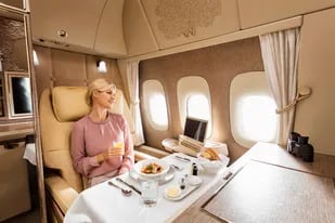 Así es la suite de primera clase del Boeing 777-300ER de Emirates
