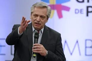 El presidente electo, Alberto Fernández