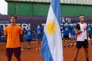 En julio, en el Challenger italiano de Trieste, jugaron la final los argentinos Thiago Tirante y Tomás Etcheverry, finalmente el campeón.