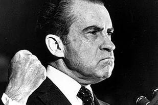 El expresidente norteamericano Richard Nixon, que dejó el poder a raíz del impacto del caso Watergate