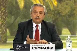 El presidente Alberto Fernández insistió en que "la cuarentena no existe"