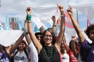 Militante de Mala Junta, un espacio de Patria Grande, Gómez Alcorta se define como "feminista y luchadora por el aborto legal, seguro y gratuito"