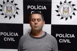 Marino Pinto Brum, detenido en Tramandaí, Rio Grande do Sul, por la planificación del robo a un banco en Porto Alegre, Brasil