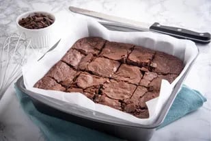Receta de brownie receta súper fácil y rápida - LA NACION
