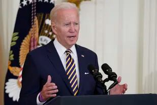 ARCHIVO - El presidente estadounidense Joe Biden en la Casa Blanca, el 10 de agosto de 2022, en Washington. (AP Foto/Evan Vucci, Archivo)