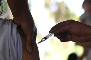 Vacunación en Rio de Janeiro, en Brasil. Foto de archivo.