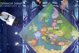 Un legislador aliado de Putin debatió en la televisión rusa cuál sería el primer destino de ataque en Europa