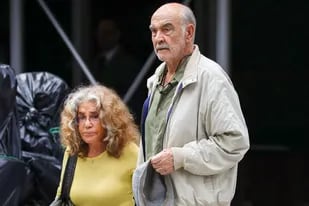 Sean Connery junto a su última mujer, Micheline Roquebrune