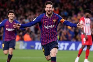 Messi festeja un gol para Barcelona: una costumbre que no se detiene