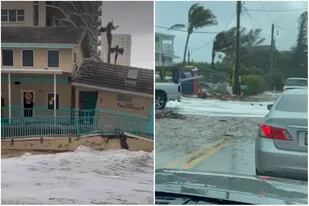 Los videos más impactantes de la llegada del huracán Nicole a Florida - LA  NACION
