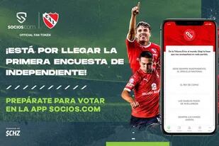 "Fan tokens": Independiente es el primer club de Sudamérica en sumarse a la plataforma digital y, a partir de ahora, los socios podrán intervenir en algunas de sus decisiones