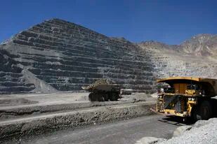 La mina de cobre de Los Bronces, a 60 kilómetros de Santiago