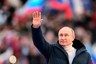 El presidente ruso, Vladimir Putin, durante un acto público en marzo