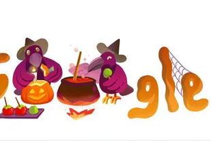 El doodle de Google para Halloween.